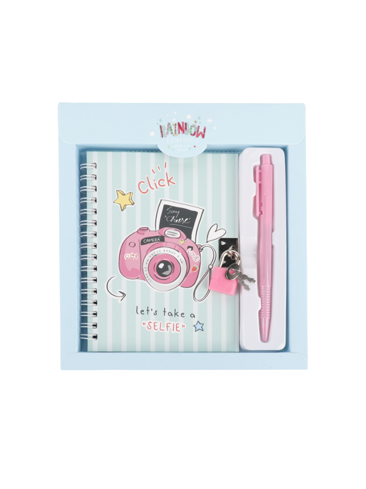 Набор подарочный "Girl style" (ручка+блокнот для записей), микс дизайнов