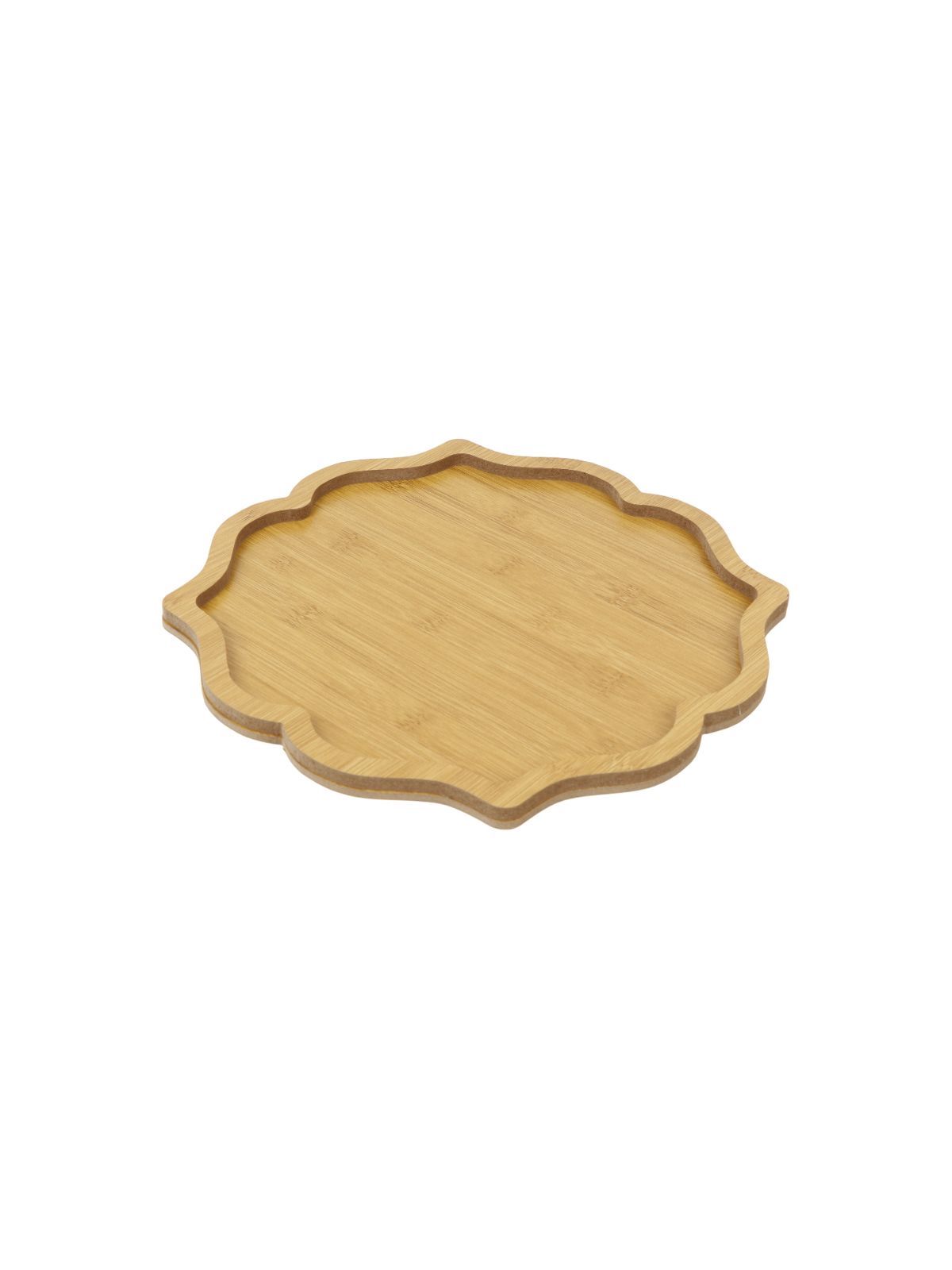 Менажница-поднос бамбуковая "Tracery", 31,5*29*1,3 см
