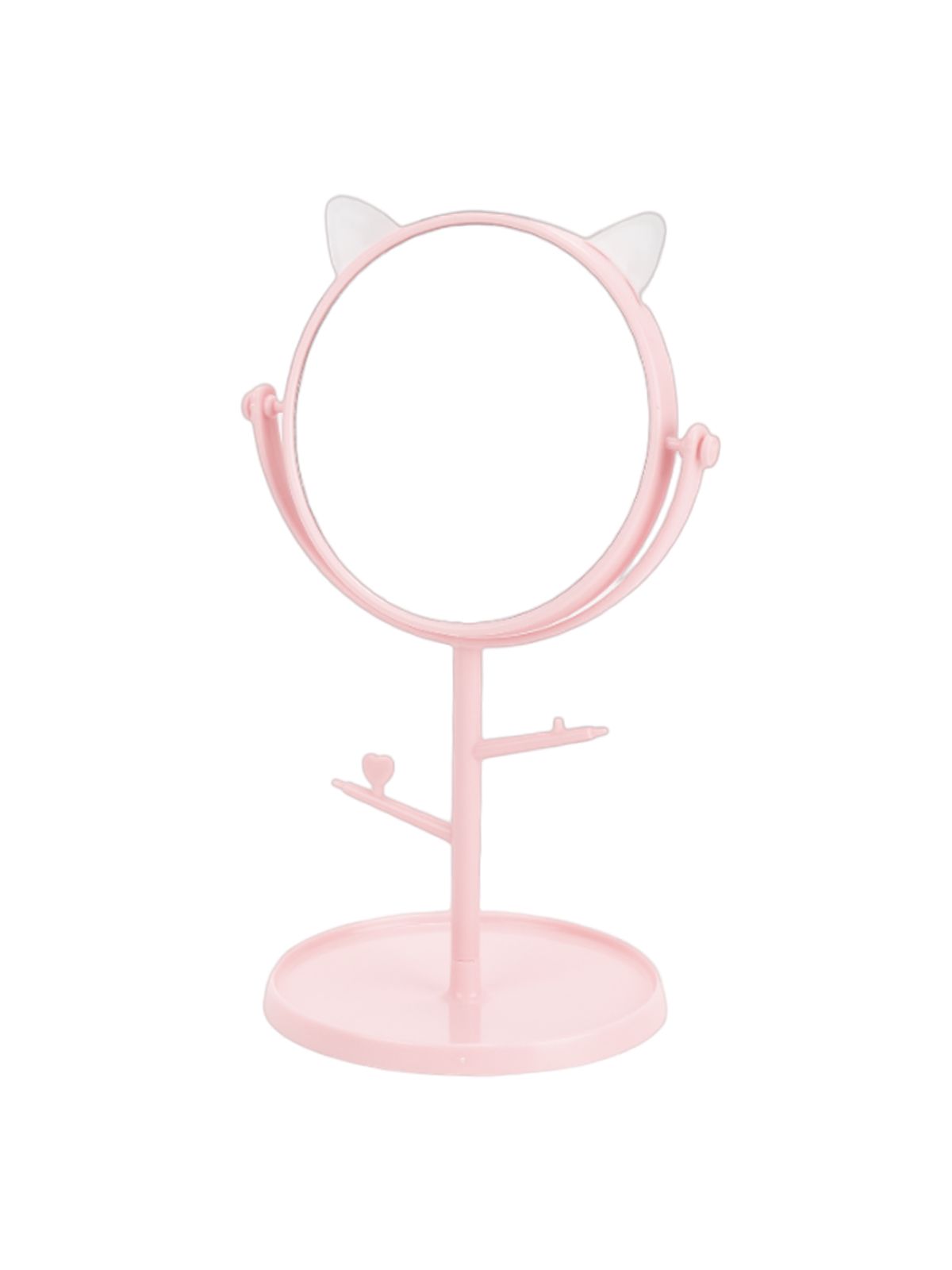 Зеркало-подставка настольное "Kitty", 31*18 см, микс цвета