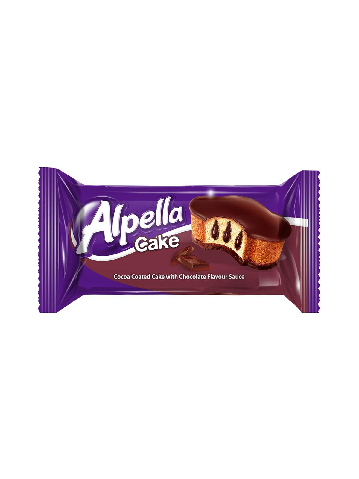 Кекс с какао начинкой Alpella Bar Cake покрытый молочным шоколадом   40г