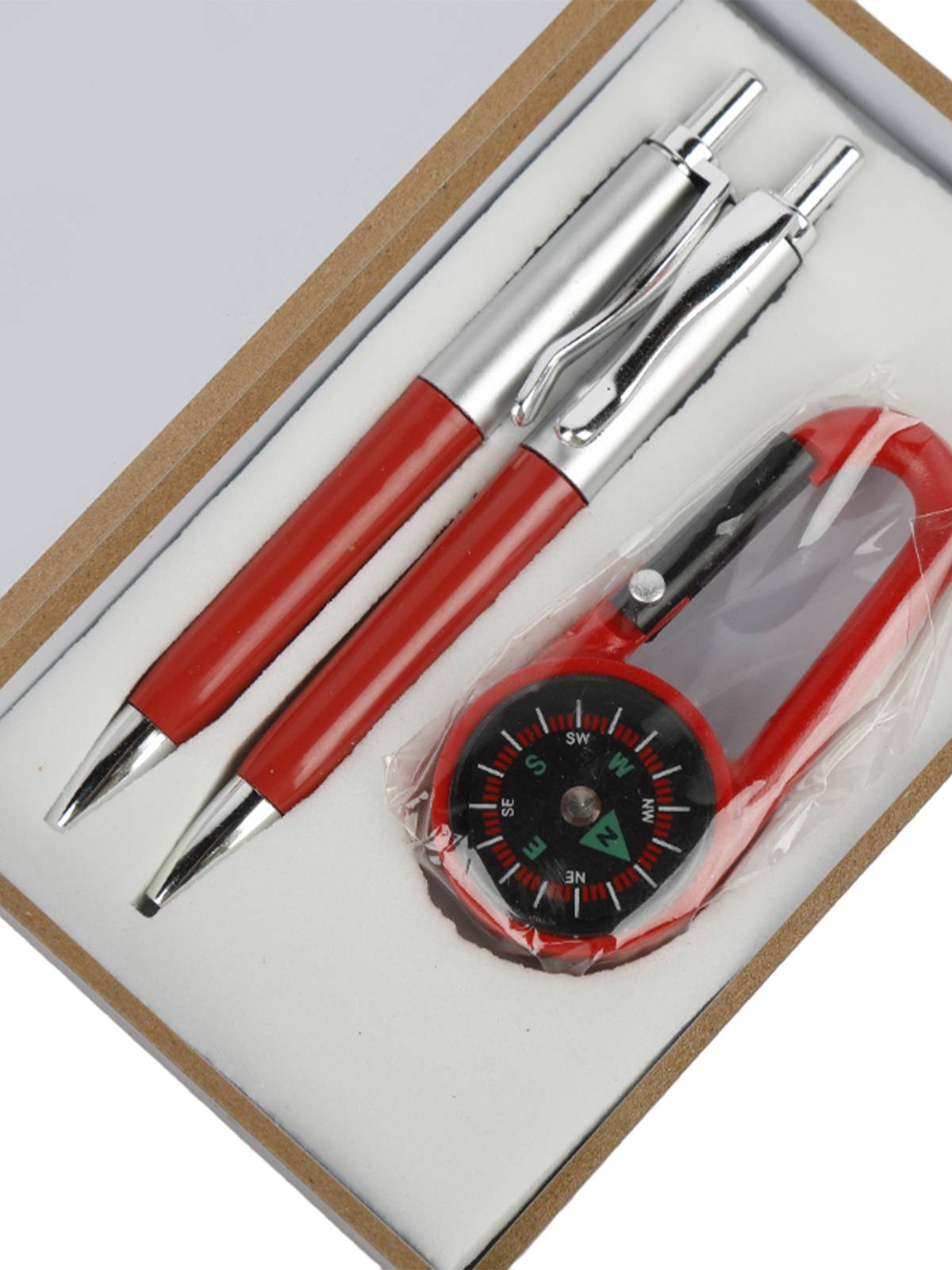 Набор подарочный "Happy Day-1": ручка, 2 шт + брелок-компас