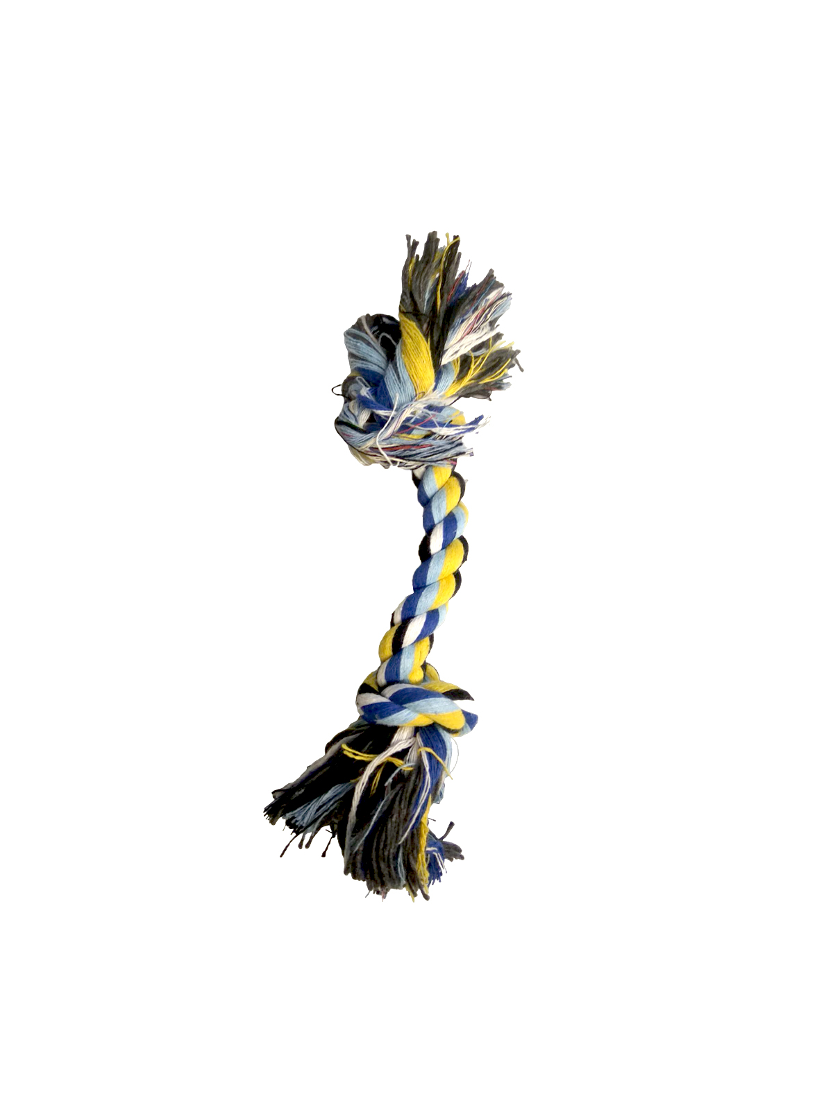 Игрушка для собаки канатная "Веревка с двумя узлами", 22 см