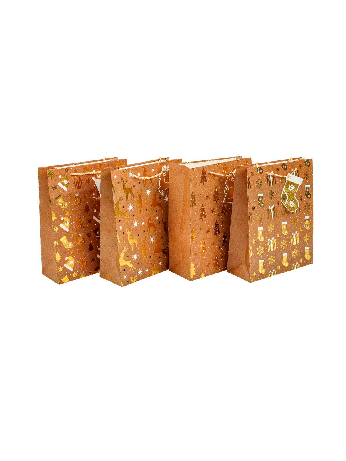Пакет подарочный  "Gold shade", 26*32*10 см (XMASGB95)