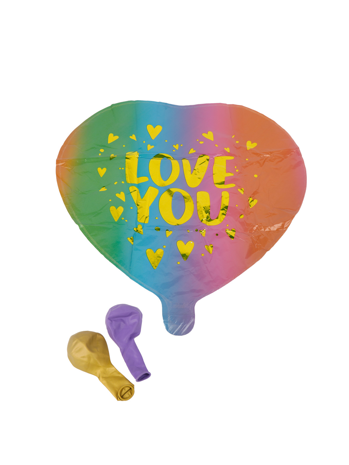 Набор шаров фольгированных "I LOVE YOU", 8 шт, 18", 12"