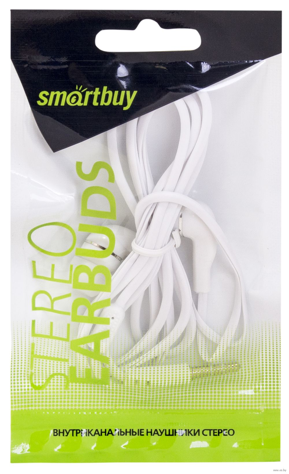 Внутриканальные наушники Smartbuy A4, белые, цветной пакет (SBE-012) /100