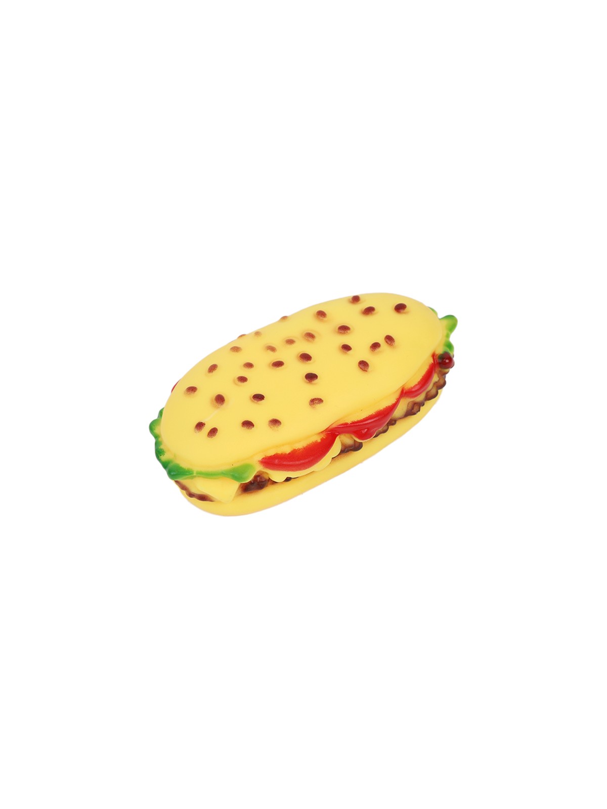 Игрушка для животных пищащая "Бутерброд", 12,5 см