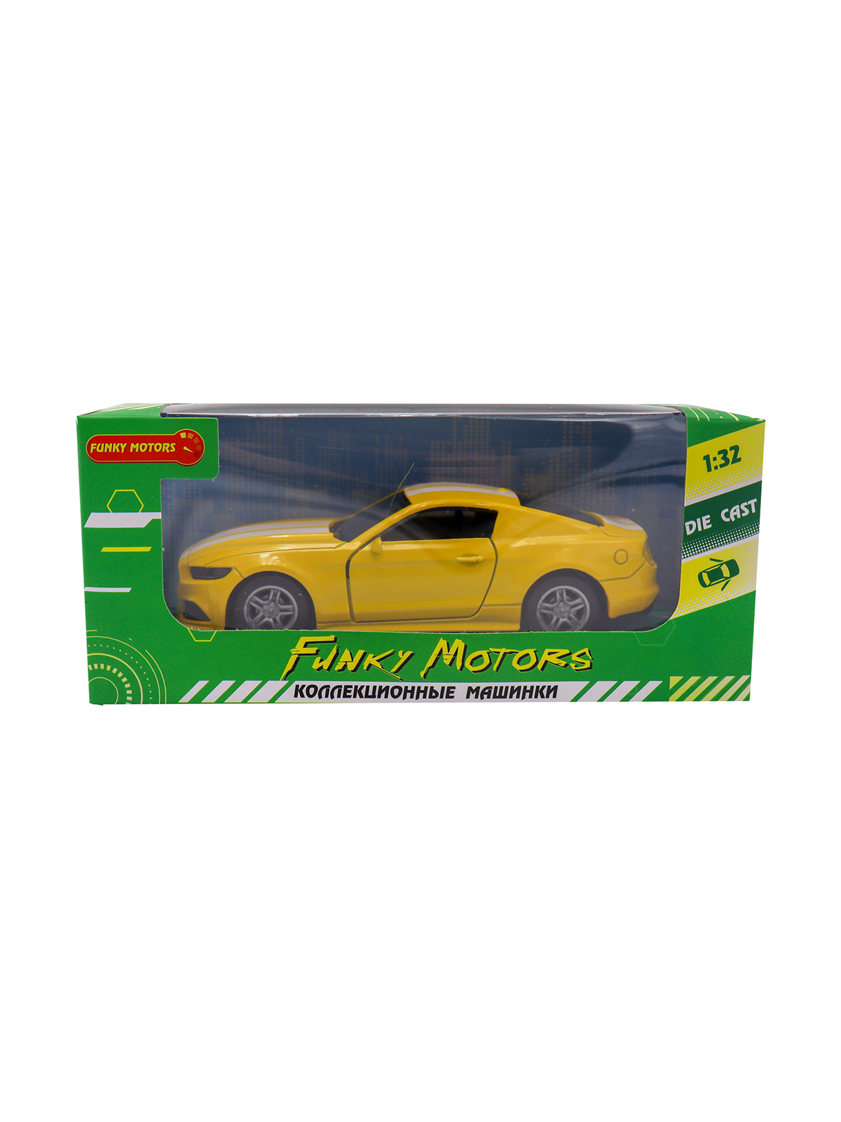 Машинка инерционная "Funky Toys" DIE-CAST, 1:32, металл, открыв.двери, в коробке, в асс-те