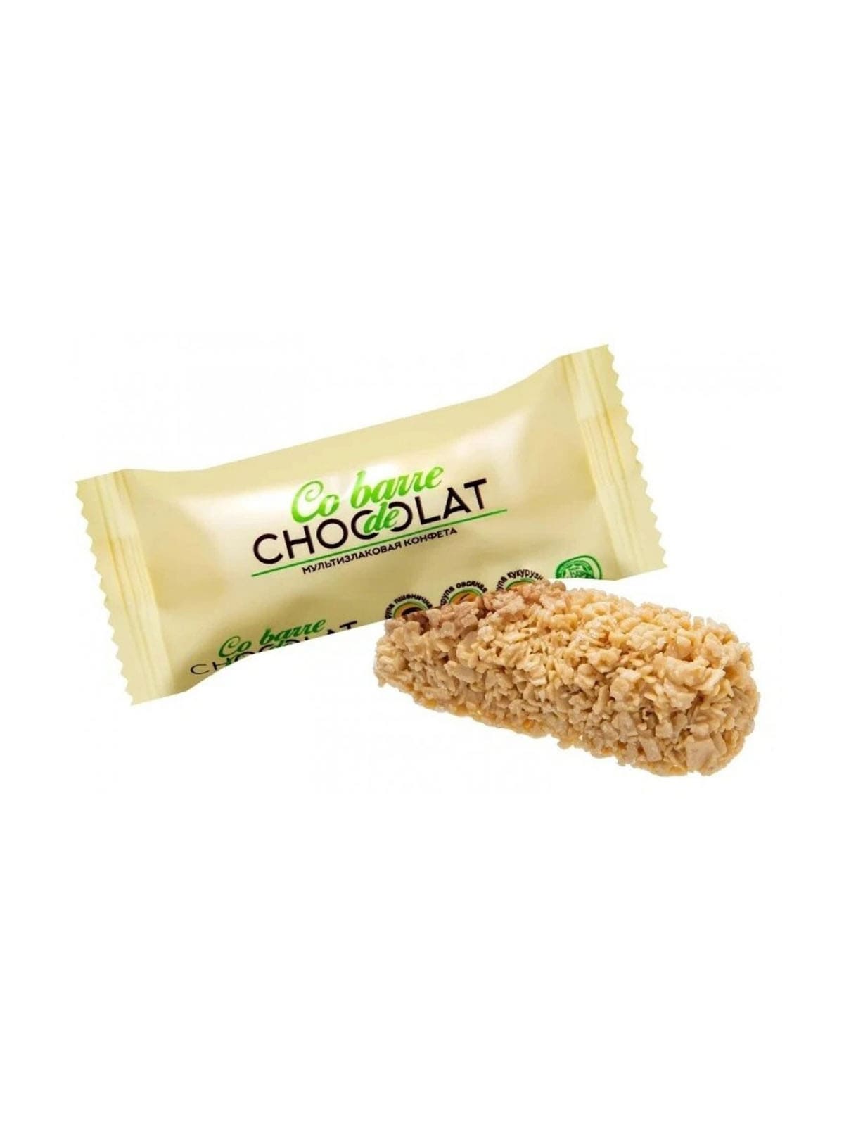 Мультизл.конфеты "Co barre de CHOCOLAT" с белой глазурью 150 г