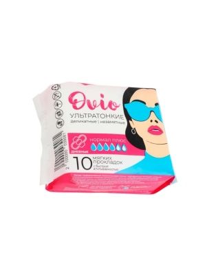 Прокладки женские гигиенические ультратонкие дневные Ovio нормал плюс (PK327)