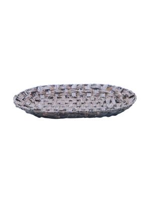 Корзинка плетеная 38*25*4 см, микс