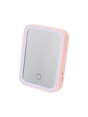 Зеркало настольное с подсветкой, 12*17,5 см (зарядка через USB)
