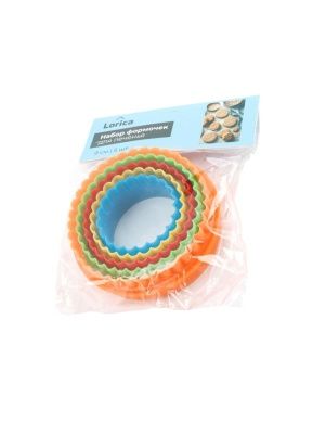 Набор формочек для печенья 5 шт, пластик 