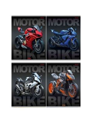 Тетрадь КЛЕТКА 96л.  твин-лак, цвет.мелов.обл., офсет в асс-те ПХ, Т96-7363