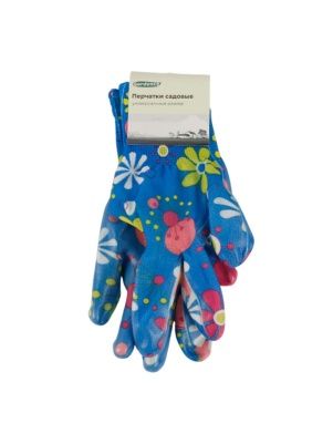 Перчатки садовые "Цветок", размер универсальный