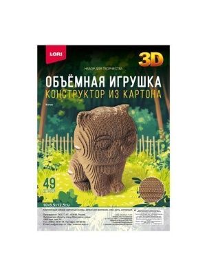 Конструктор из картона. Объёмная игрушка в ассортименте