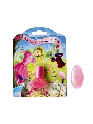 Алиса в стране чудес ЛАК для ногтей с блесками Сказочный Переполох 5 мл