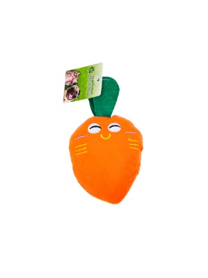 Игрушка-пищалка мягкая "Морковка" (для животных), 16*7,5 см