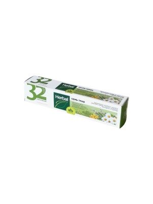 Паста зубная 32 ЖЕМЧУЖИНЫ HERBAL Семь трав, 100 г