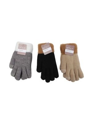 Перчатки женские утепленные, 21,5 см (XRE25042201)