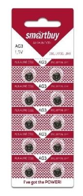 Батарейка часовая Smartbuy AG3-10B (200/2000) (SBBB-AG3-10B)