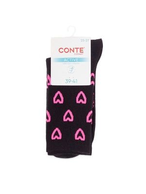Носки женские CONTE ELEGANT ACTIVE, р.23-25, 713 черный