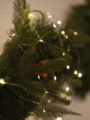 Гирлянда декоративная LED "Роса", 100 лампочек, 10 м, теплый свет