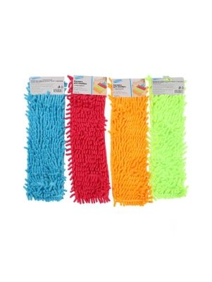 Насадка для швабры из шенилла "Лапша" с подкладкой, 42*13 см, микс цвета