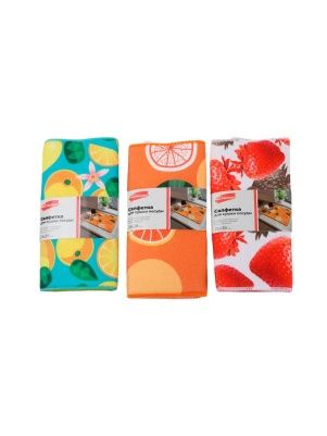 Салфетка для сушки посуды "Tableware", 25*38*0,6 см