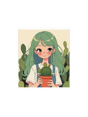 Тетрадь общая (скоба), ф.170х205мм, клетка, 96л., 4+0, ВЛU, конгревное тиснение, серия Кактус