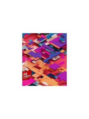 Тетрадь для записей "Абстракция" клетка, 48л.