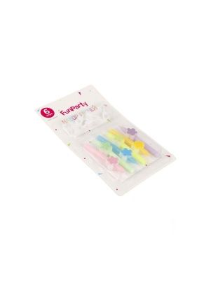 Набор свечей для торта "Цветочек", 6 шт.