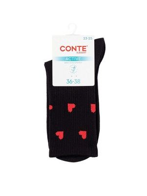 Носки женские CONTE ELEGANT ACTIVE, р.23-25, 708 черный