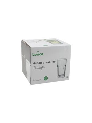Набор стаканов "Concepto", 4 шт, 410 мл (PK435)