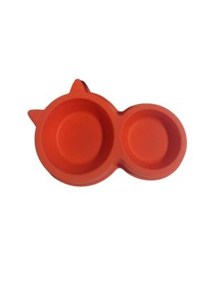 Миска для животных двойная, 28*18*4,8 см (ML-2089)