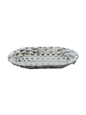 Корзинка плетеная 38*25*4 см, микс