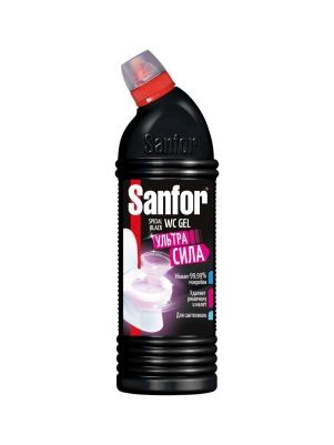 Гель чистящий "SANFOR" WC Gel Black, 750 г