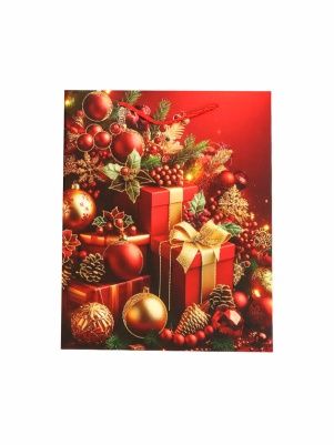 Пакет подарочный  "Red shade", 26*32*10 см (XMASGB31)