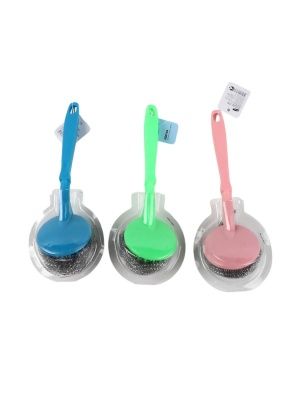 Щетка для мытья посуды с ручкой, 20*6 см