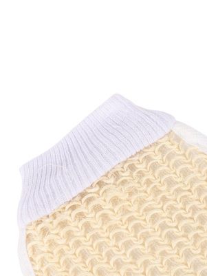 Мочалка-варежка, сизаль, 17*21 см