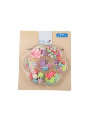 Набор для бисероплетения (бусины около 130 шт, шнур) (KRE241204026)