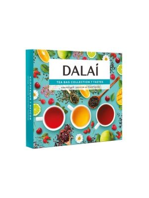 Набор чая и чайных напитков DALAI "7 ВКУСОВ 60пак.