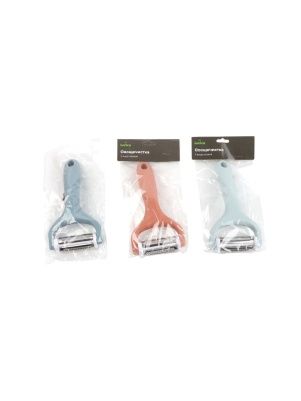 Овощечистка 3 вида лезвия, 15,5*5 см, микс цвета 