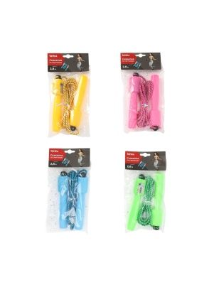 Скакалка спортивная со счетчиком, 2,8 м, микс цветов