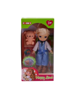 Кукла "Funky Toys" Модная, 14см, на шарнирах с 13-ю суставами, с аксессуарами, коробка, в асс-те