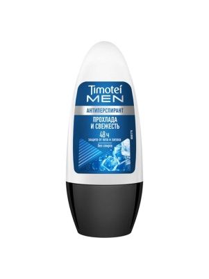 TIMOTEI MEN Антиперспирант шариковый ПРОХЛАДА И СВЕЖЕСТЬ 50 мл
