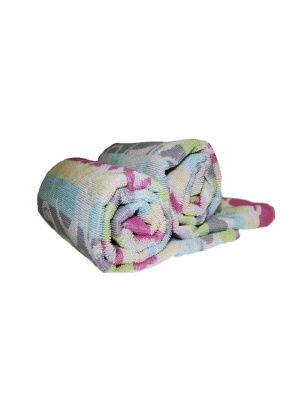 Полотенце махровое Privilea, арт. 9С72 рисунок Цветочное, размер 40х70, 100% хлопок, сорт 1