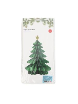 Украшение декоративное бумажное "Ёлка", 27*37 см (NYX0103)