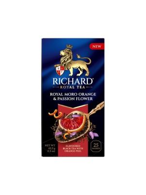 Чай "Роял Моро Орэндж Пэшн Флауэр"Richardчерн.байх.аромат.в пак. 42,5г.