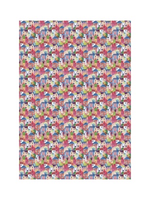 Упаковочная бумага, 70*100, в ассортименте