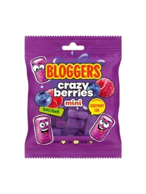 Мармелад BLOGGERS  "Крейзи Берриз" (мини-трубочка) 75г